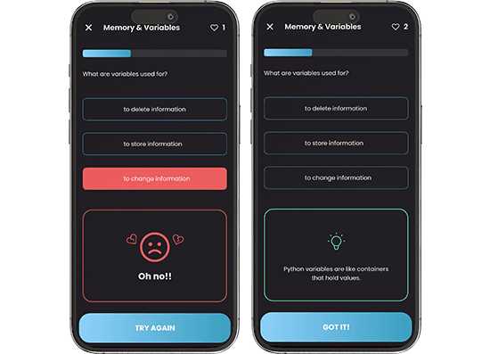 Interactive, Step-by-Step Lessons